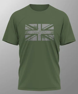 UNION JACK FLAG Distressed Print T-Shirt Screen Printed Design New Fashion UK - Picture 1 of 8