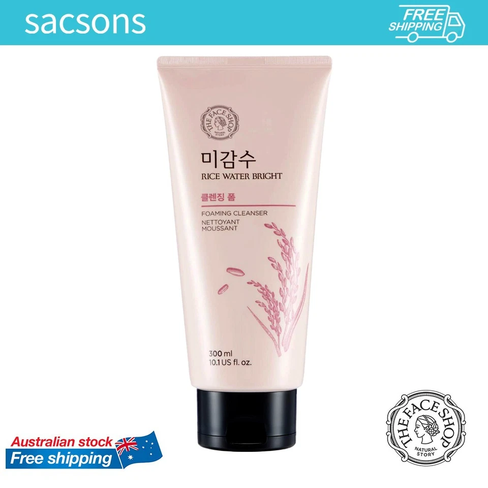 THE FACE SHOP Rice Water Bright Foaming Cleanser 300ml - image 1 of 1