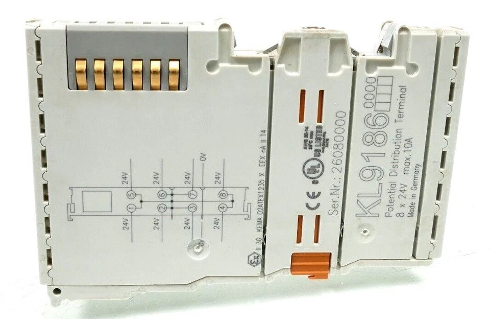 5x Beckhoff Potenzialverteilungsklemme | KL9186 - Image 1 of 1