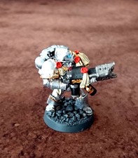 Warhammer 40k Grey Knight with Incinerator Space Marine OOP Metal