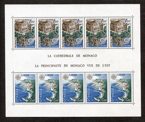 Monaco Block Nr. 12 postfrisch CEPT 1319 - 1320 Michel 30,00 € MNH - Picture 1 of 3