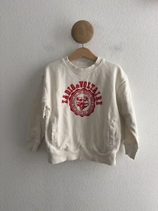 Zadig & Voltaire Kids Girls Sweatshirt Size 6 Years Old - Picture 1 of 8