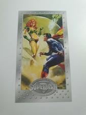 Skybox 1994 Platinum Series The Man of Steel Superman Large Trading Card 52