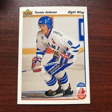 1991-92 Upper Deck Hockey Teemu Selanne RC #21 HOF