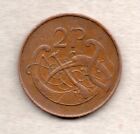 Year 1978 Irish 2p Vintage Coin Éire over Harp and Celtic Bird Ireland