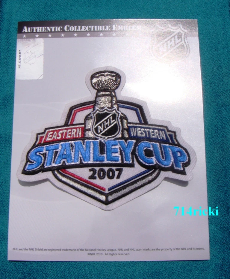 Parche coleccionista NHL de las finales de la Copa Stanley 2007 Anaheim Ducks Ottawa Senators Foto 1 de 1