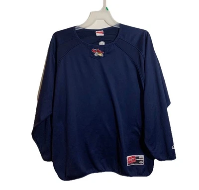 Camiseta deportiva de béisbol de colección Rawlings para hombre XL rebeldes UNLV parche mascota Vegas #6 Foto 1 de 4