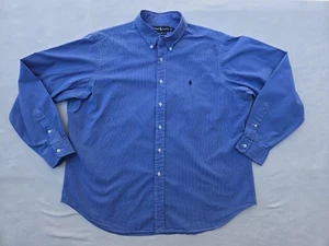 Ralph Lauren Shirt Mens 2XL Classic Fit Button Down Check Long Sleeve Casual - Picture 1 of 10