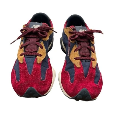 Zapatillas New Balance Niños The Smart Choice 327 Borgoña y Tostado Talla 3 Foto 1 de 4