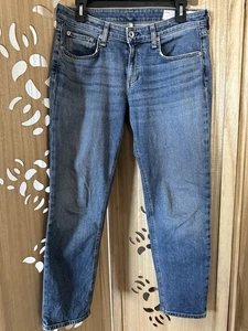 Rag & Bone Dre Low Rise Ankle Slim Boyfriend Jeans CLN Marie 26 - Picture 1 of 7