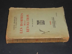 Louis Madelin LES HOMMES DE LA REVOLUTION 1929 Buchhandlung Plon Paris - Bild 1 von 1