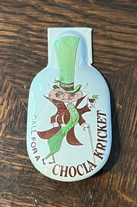 Vintage De Kuyper “Chocla Kricket” tin advertising CLICKER Netherlands liqueur - Picture 1 of 3