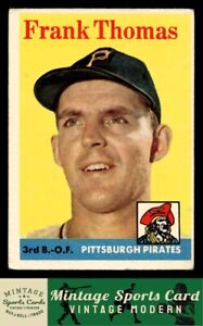 1958 Topps - Frank Thomas - #409  Pittsburgh Pirates