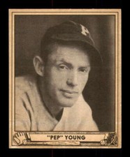 1940 Play Ball #106 Pep Young VGEX Pirates 553079