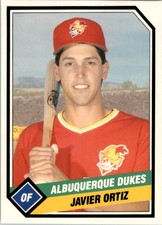 1989 Albuquerque Dukes CMC #25 Javier Ortiz