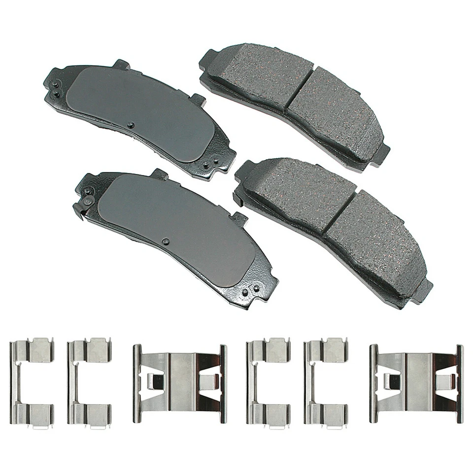 Juego de pastillas de freno de disco delanteras Akebono 1996 1997 1998 1999 para Mazda B4000 1995-2002 Foto 1 de 1