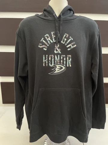 Anaheim Ducks Streghth and Honor Hoodie Cover