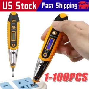 Voltage Electric Tester Volt Detector Test Pen AC DC Non-Contact Sensor 12-1000V - Picture 1 of 11