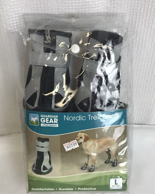 Guardian Gear Nordic Trek Dog Boots Snow Booties Winter Paw Protection Sz Large - Image 1 of 4