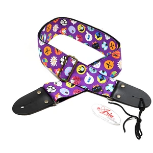 Aria Guitars "Halloween" Motif Handmade Designer Strap, Japan - Brand New w/Tags - Picture 1 of 8