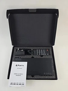 4K 60Hz HDMI Matrix 4x4, PORTTA 4 in 4 Out Switch Splitter - Bild 1 von 1