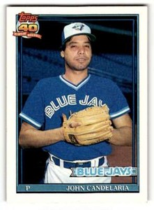 1991 Topps #777 John Candelaria    Toronto Blue Jays Baseball Cards  ID:53039
