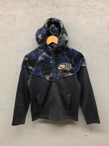Nike Windrunner Jacket Boys’ Medium Black Sportswear Hooded Big Kids - Picture 1 of 10