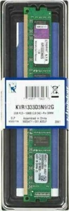 Memoria Ram KINGSTON KVR1333D3N9/2G DDR3 2GB DESKTOP PC FISSO 1333Mhz 240-pin - Imagen 1 de 1