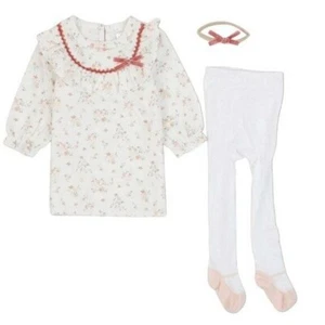 Juego de vestido, medias y diadema Shabby Chic 12-18 MO (202) - Imagen 1 de 6