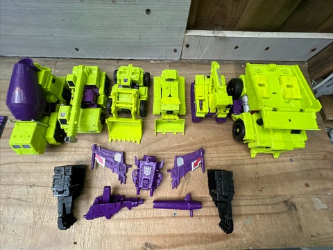 Transformers Hasbro 45cm Tall 6 constructicons Combiner Wars Devastator Complete Cover