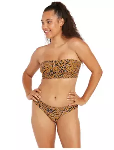Volcom Women's Running Wild Tube Bikini Top and CHEEKINI BIKINI BOTTOM Size-S - Picture 1 of 15