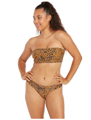 Volcom Women's Running Wild Tube Bikini Top and CHEEKINI BIKINI BOTTOM Size-S - Image 1 of 4