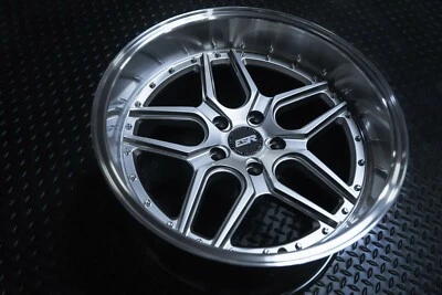 ESR CS15 19x8.5 +30/19x9.5 +22 5x114.3 Silver Staggered (Set of 4) - Image 1 of 2