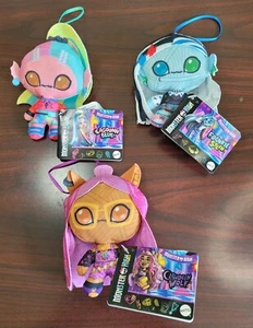 3 Monster High Set 4 Zoll Plüschpuppe G3 2022 Frankie Clawdeen Lagoona - Bild 1 von 7