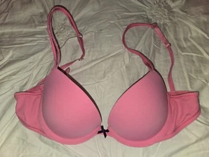 gilly hicks bra Pink Extreme Push Up 32a New No Tags Cute Tiny - Picture 1 of 3