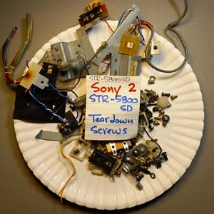 📈TEARDOWN SCREWS 💥 SONY STR-5800SD 2 💥 STEREO RECEIVER - Picture 1 of 3
