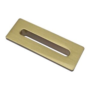 Core Brushed Brass Square Overflow Basin Grill