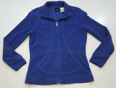 Abrigo Chaqueta Polar Azul Pequeño Cascada Deporte Mujer Mujer Poliéster Sólido JKT179 Foto 1 de 4