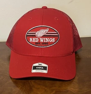 Fan Favorite OSFA adjustable Red Wings Baseball Cap - Picture 1 of 8