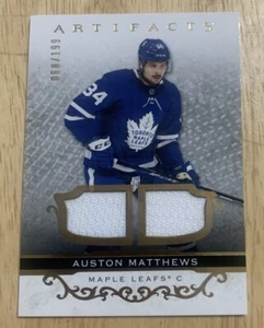Parche doble artefactos de cubierta superior Auston Matthews 2021-22/199 #105 - Imagen 1 de 2
