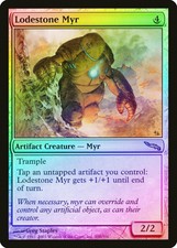 Lodestone Myr FOIL Mirrodin PLD Artifact Rare MAGIC GATHERING CARD ABUGames