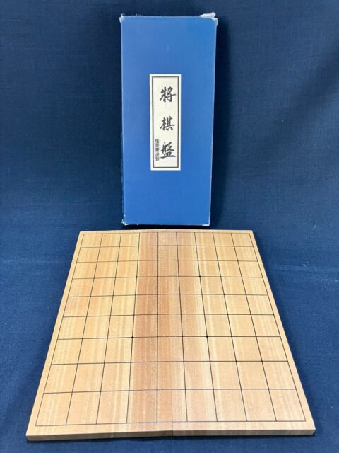 Japanese Wooden Shogi 將棋盤 Board Game Set Chess Family Portable Folding  Strategy