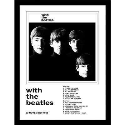 PYRAMID INTERNATIONAL The Beatles Official Framed Print - With The Beatles - 33 x 43cm Wall Art