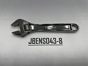 Snap-on Tools NEW 6" Length Chrome Smooth Jaw Adjustable Wrench AD6BA - Picture 1 of 7