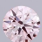 Luźny diament laboratoryjny 1,00 ct fantazyjny różowy okrągły VS1 klarowność - WIDEO!
