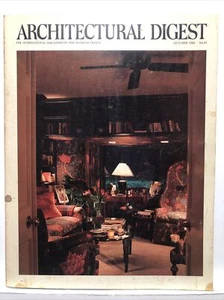 Architectural Digest Magazine Issue October 1985 Visits James Rosenquist - Picture 1 of 12