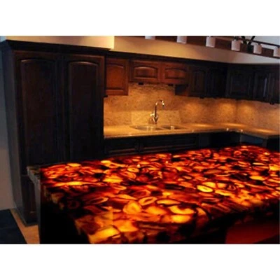 German Onyx Agate Slab Dining Table Slab, Agate Kitchen Countertop Slab Home Dec - Image 1 of 4