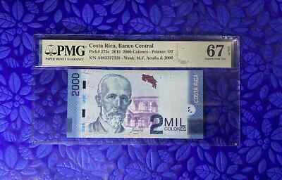 Billetes de Costa Rica certificados Foto 1 de 2