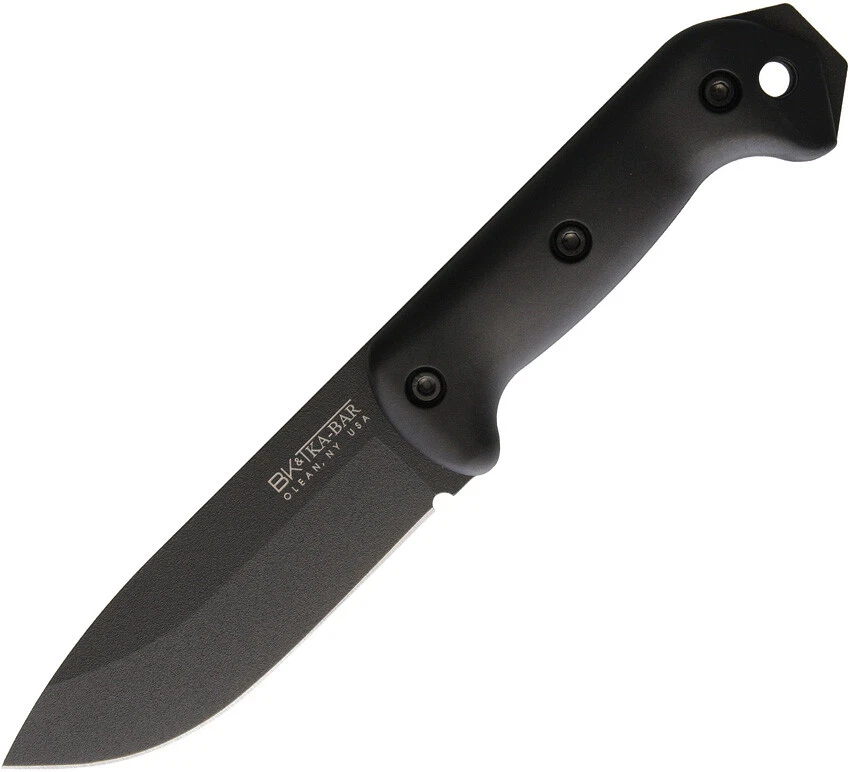 Cuchillo de hoja fija Becker Black Campanion 1095 de acero al carbono con funda  Foto 1 de 1