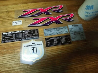 EGOVINYLS ZXR 750 J decal set vinyl adesivi autocollants ステッ